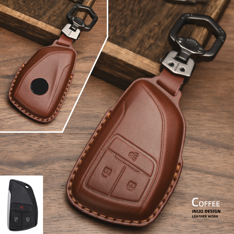 Portachiavi in pelle Cover Remote Fob per Buick ENVISION S Plus Avenir 2020 2021 2022 21 Portachiavi in pelle Cover Remote Fob per Buick ENVISION S Plus Avenir 2020 2021 2022 - S74b5f1fda495487fb841e7aa074d1a4fj