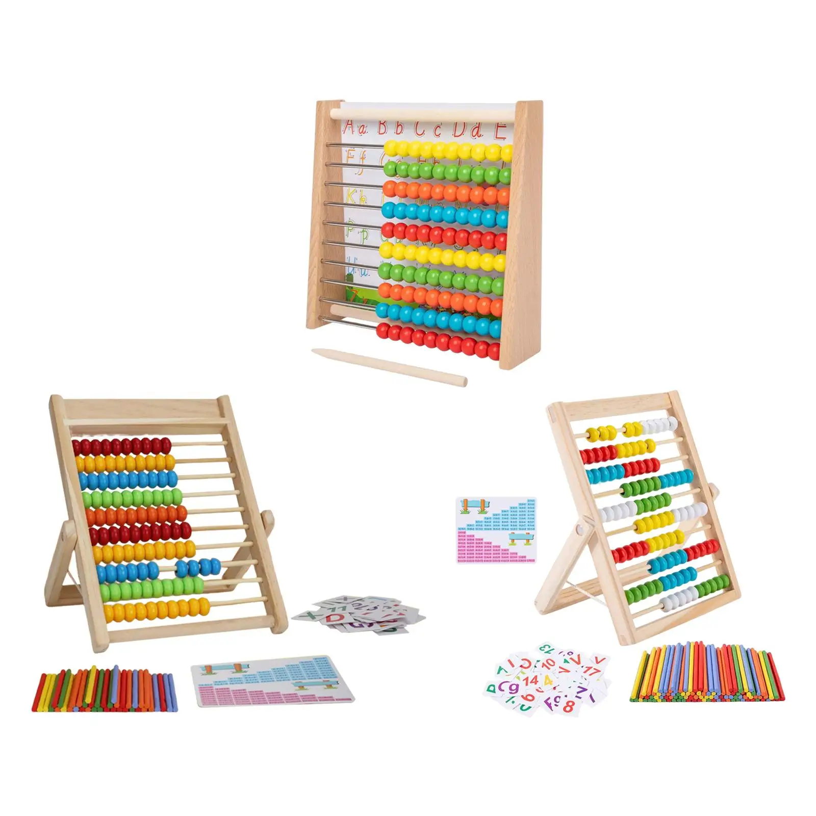 Wooden Abacus Educational Counting Frames Toy Educational Toys for Birthday Gifts