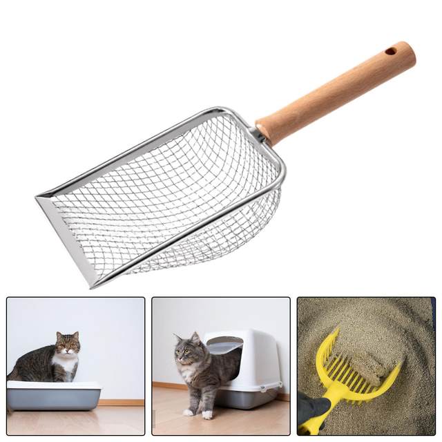 Cat Litter Spoon Supplies Mesh Screen Fecal Spoon Cat Litter Sifter Scooper AliExpress