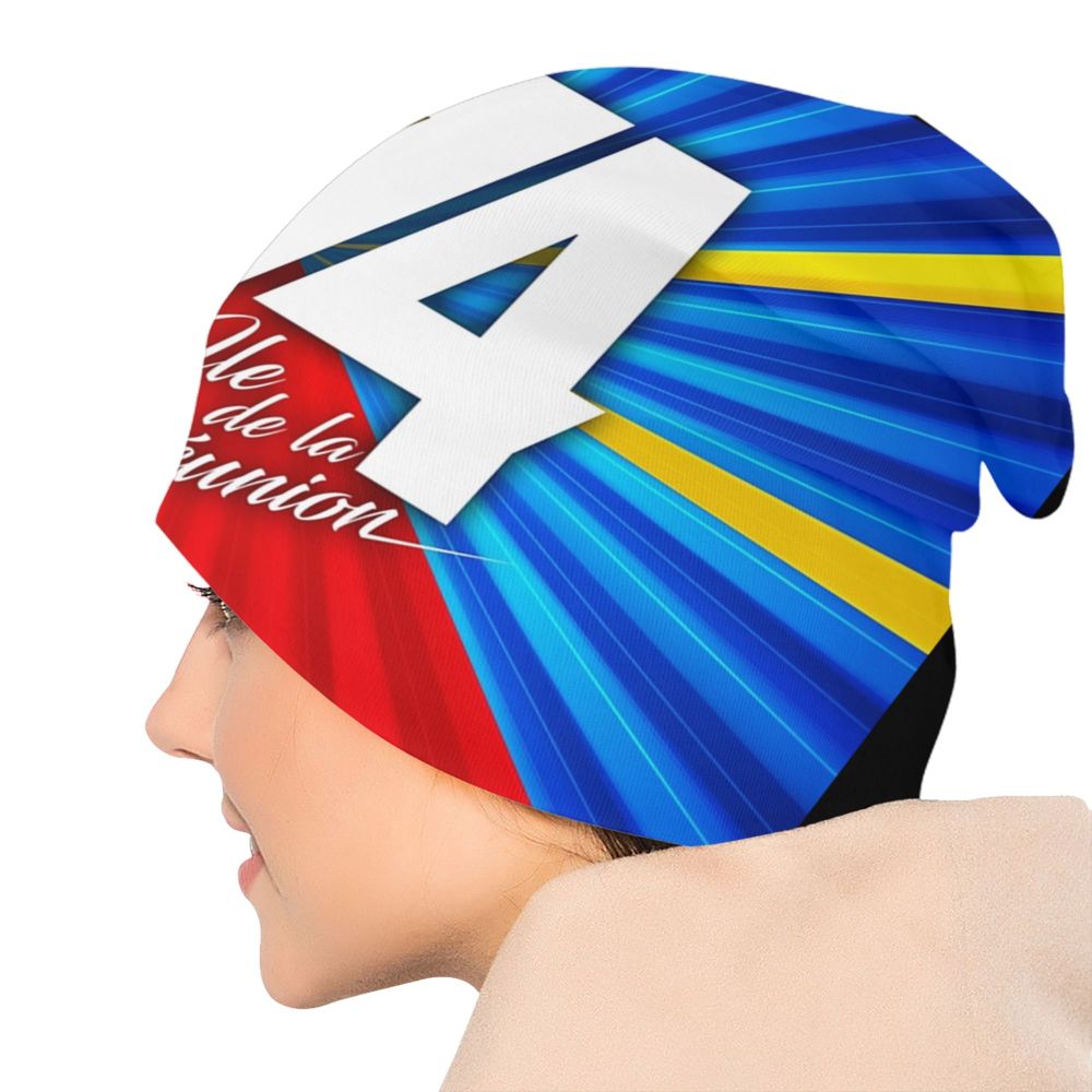 Benutzerdefinierte 974 Reunion Island Signature 7 Maveli R Skullies Beanies Caps Cool Winter Warm Damen Herren Strickmütze Erwachsene Motorhaube Hüte – Detail 5