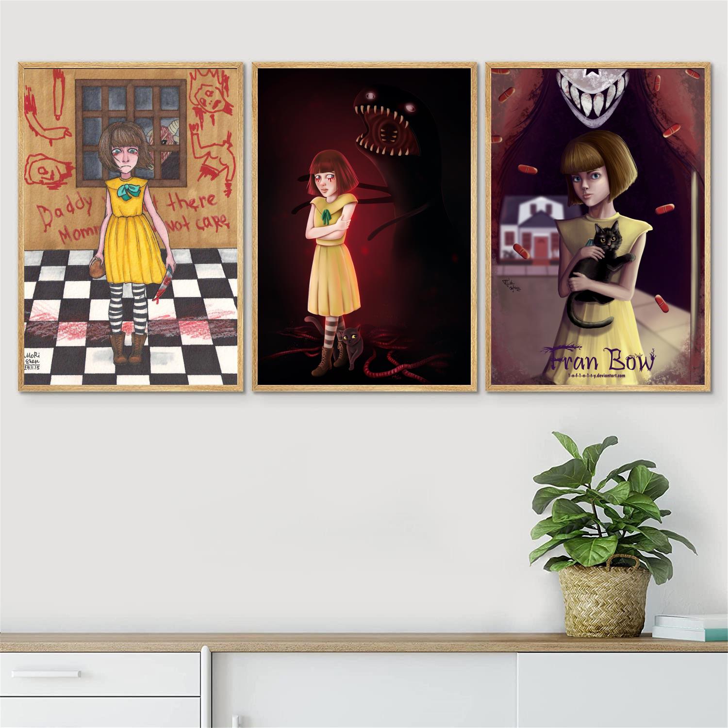 Плакат fran bow для видеоигр, настенное искусство, искусство на холсте,  плакат 24x36, персонализированный подарок, современная картина для семейной  спальни | AliExpress