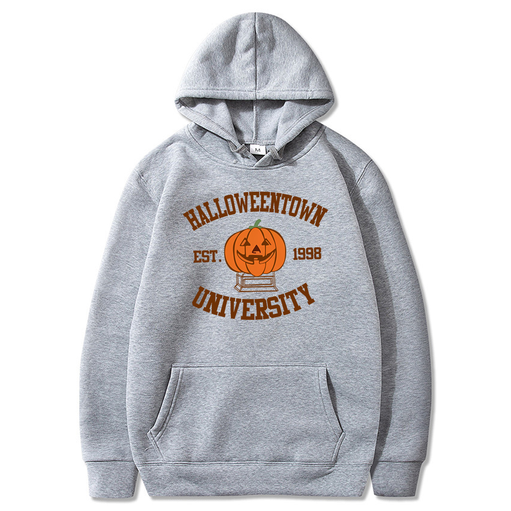 Suéter, Trendy Party Hoodies, Vintage Halloweentown Est 1998