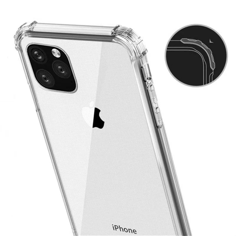 apple 13 pro max case Shockproof Crystal Clear Soft TPU Case for Iphone 13 Pro Max 14 12 11 Pro XR X XS MAX Anti-Slip Protective Cover for Iphone 14 best case for iphone 13 pro max