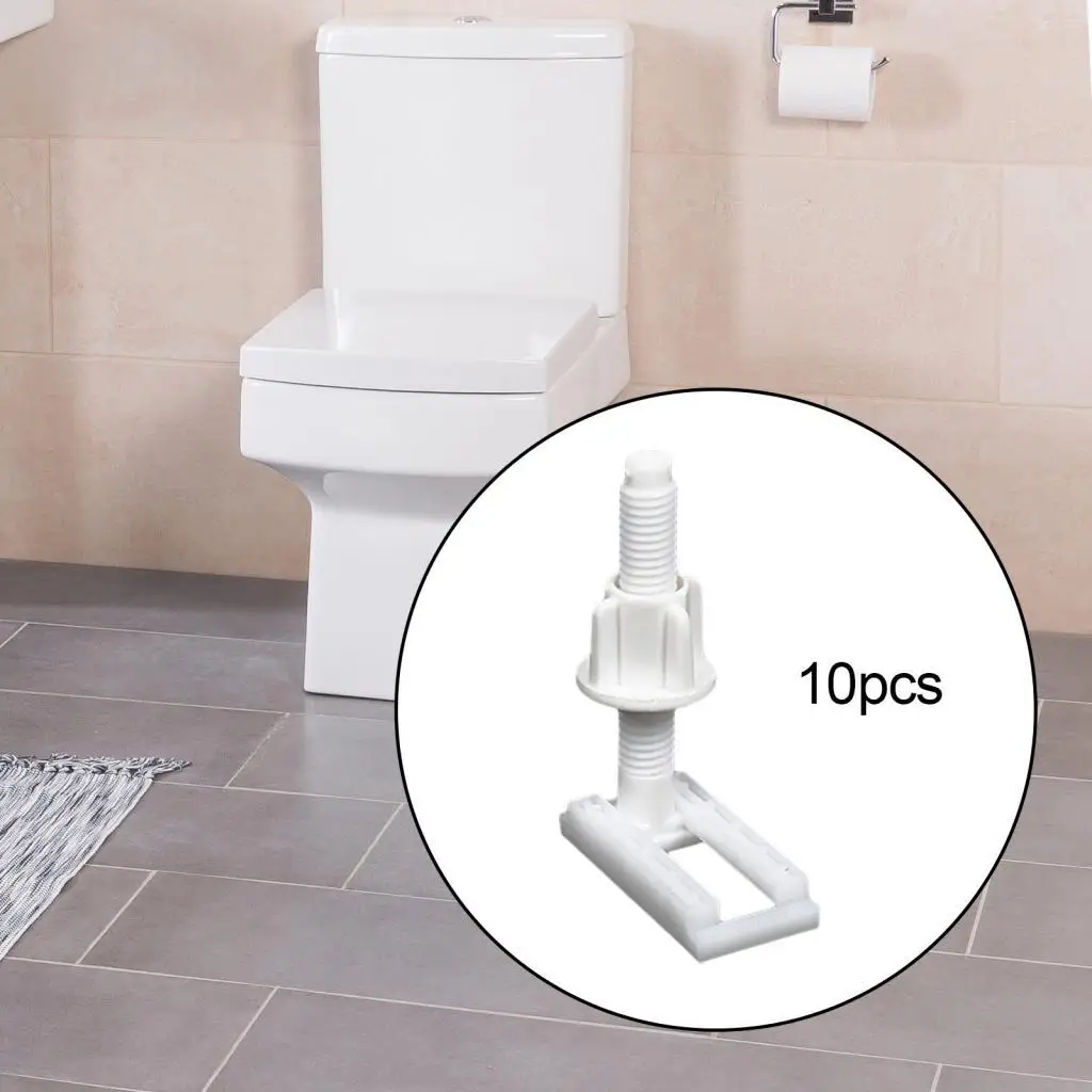 Toilet Seat Hinge Bolt Quick Release 10 Pieces for Bathrooms Office Household