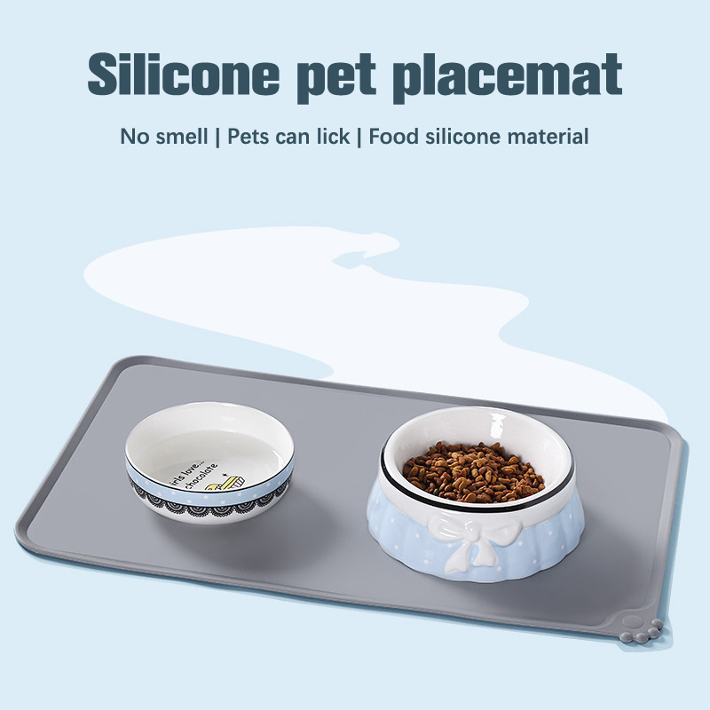 Title 6, ilicone Waterproof Pet Mat For Dog Cat Pet Food...