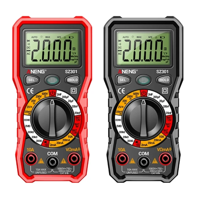 Digital Multimeter Or Multitester Or Volt-Ohm Meter, An Electronic