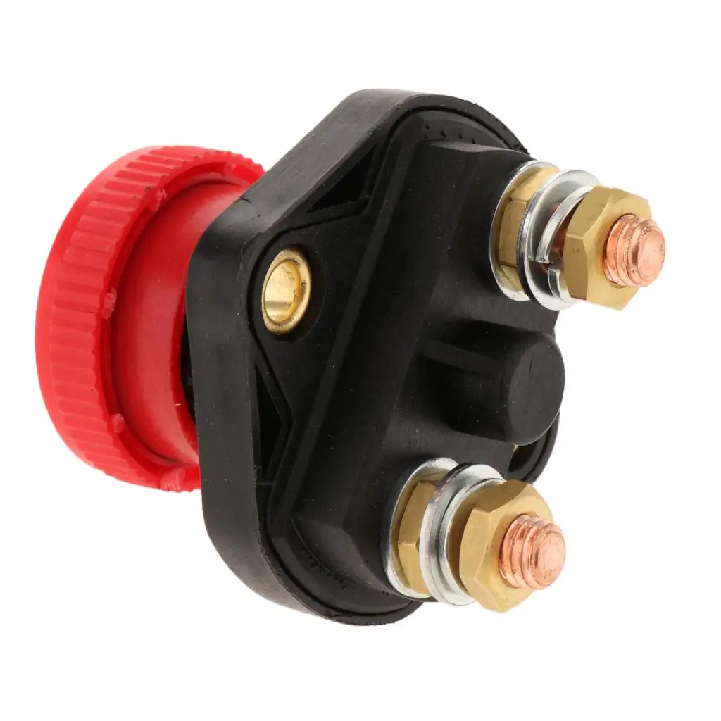Vehicle  Battery Isolator Disconnect Cut Off Switch With 2 Bolts