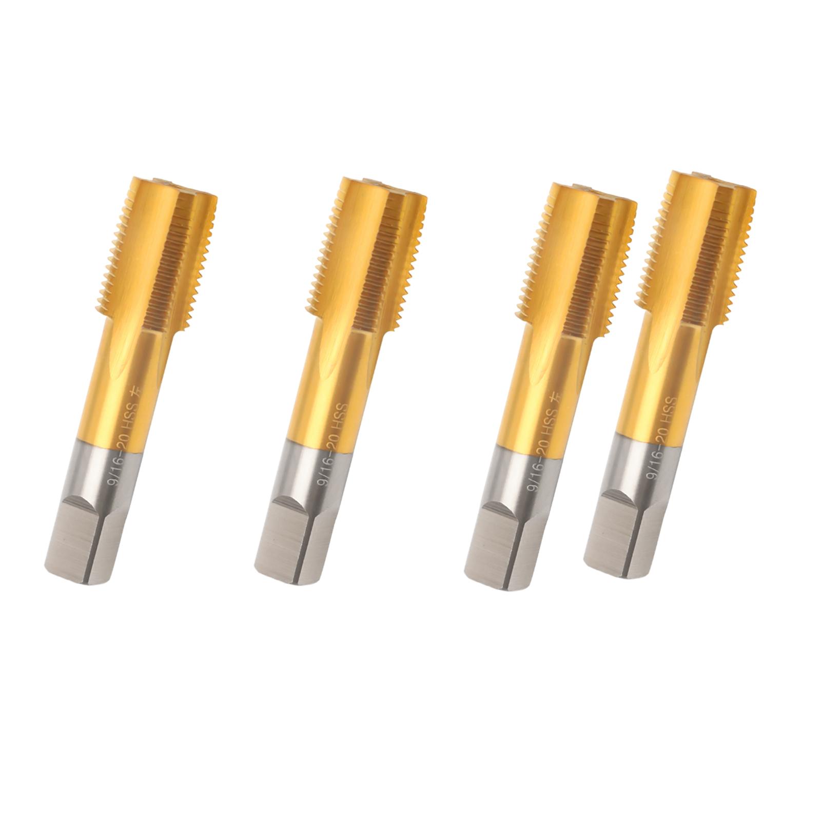 Thread Milling Threading Tap Left Hand Machine High Speed Steel Straight Flutes for Bicycle Repair