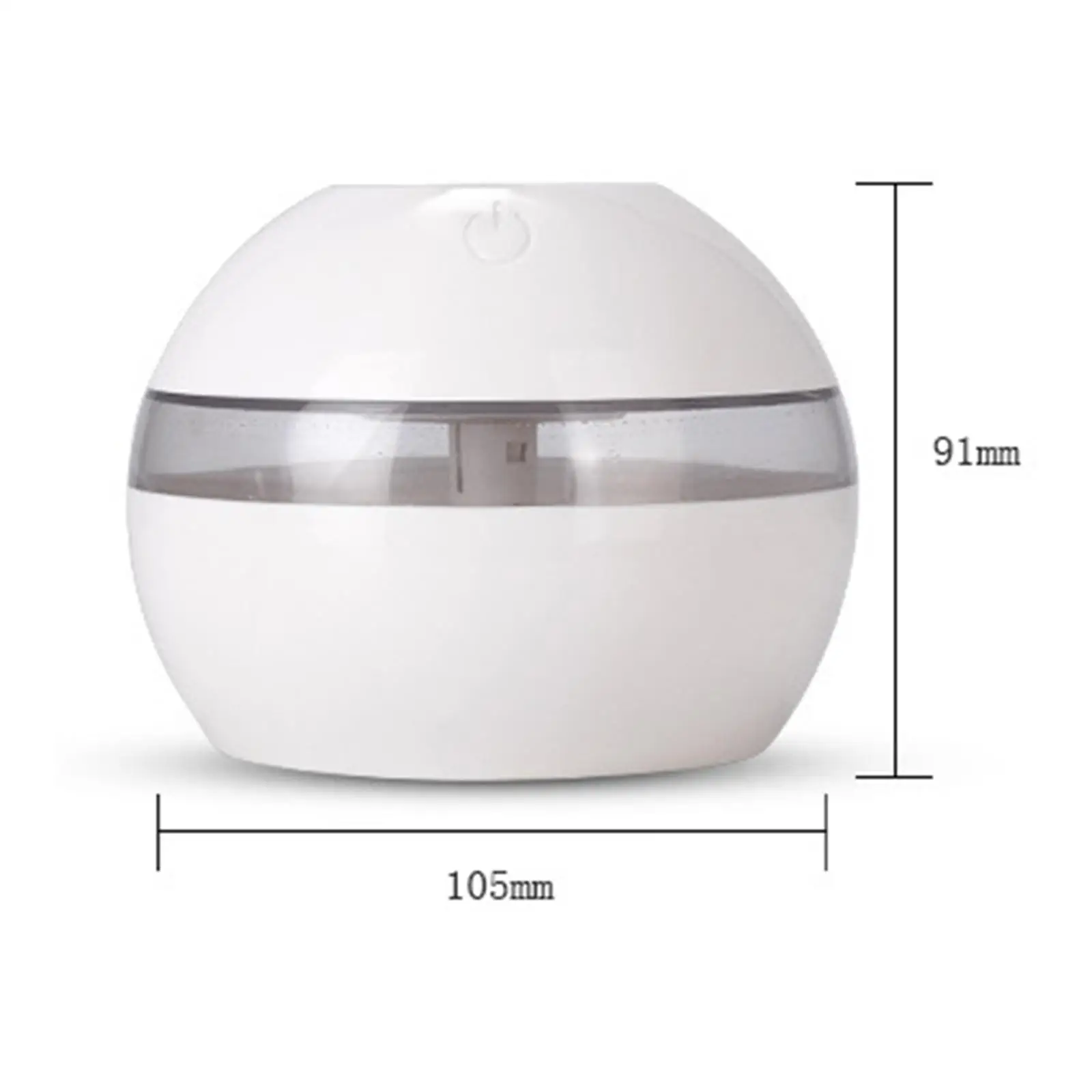 Household Humidifier Mini Night Light with  Globular Creative Tabletop Portable Air Conditioner USB Powered for Bedroom 