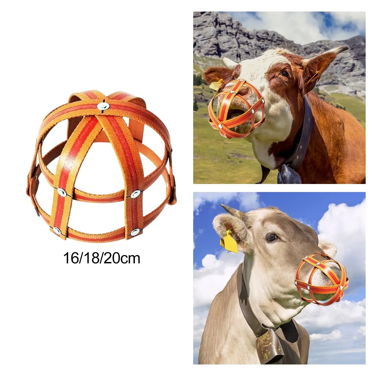 Horse Grazing Muzzle Anti Biting Equestrian Equipment for Sow Horse