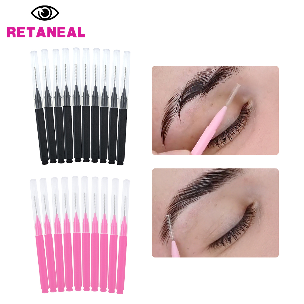 Best of 5 / 10 / 50PCS Mini Eyebrow Brush Brow Perm Brush Disposable Brow Lifting Brush Bendable Micro Eyelash Brush Applicator Makeup Tool Reviews & Tips