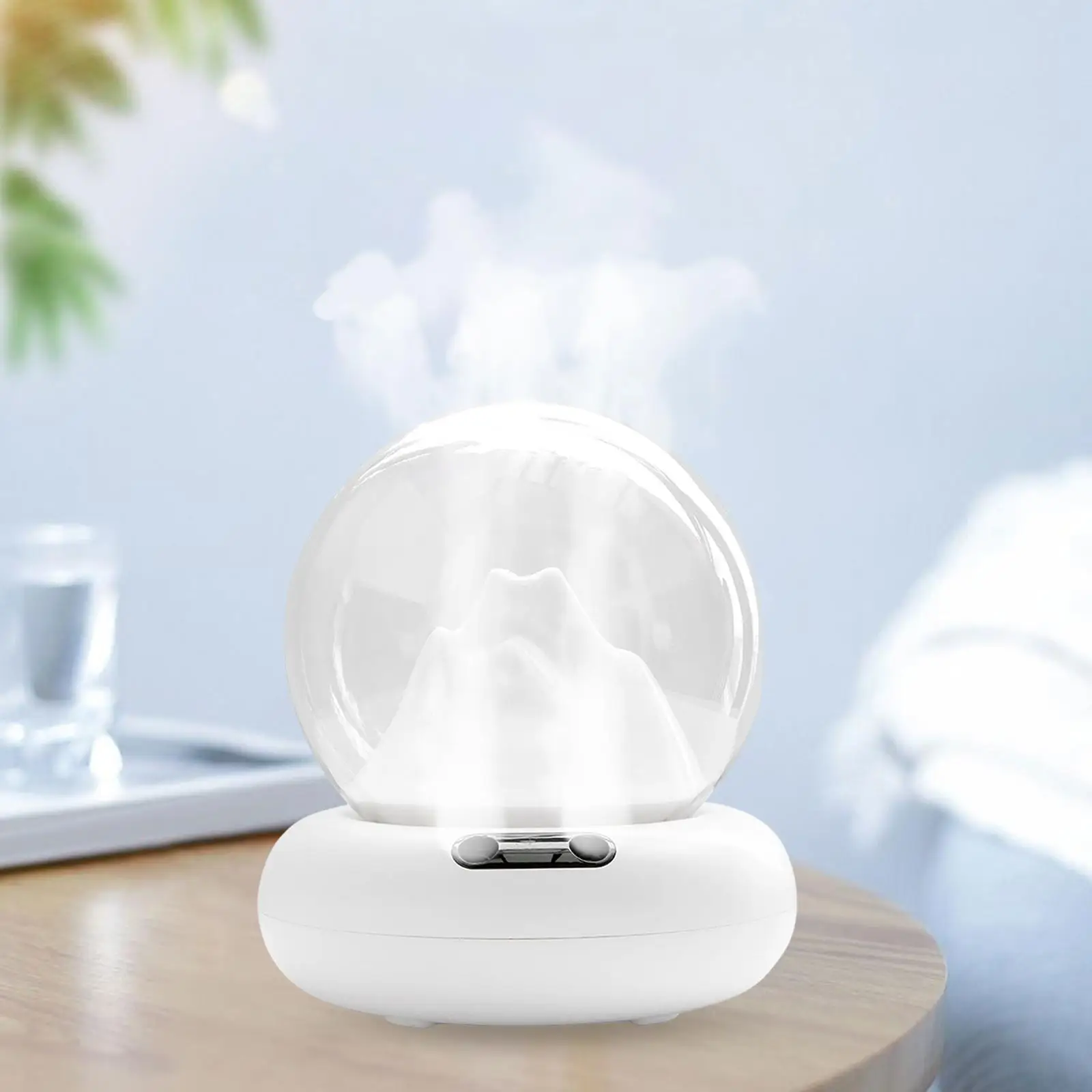 Electric Double Nozzles Humidifier USB with Color Changing light 2L for Travel Essential Oil Dorm Home Decor Kitchen