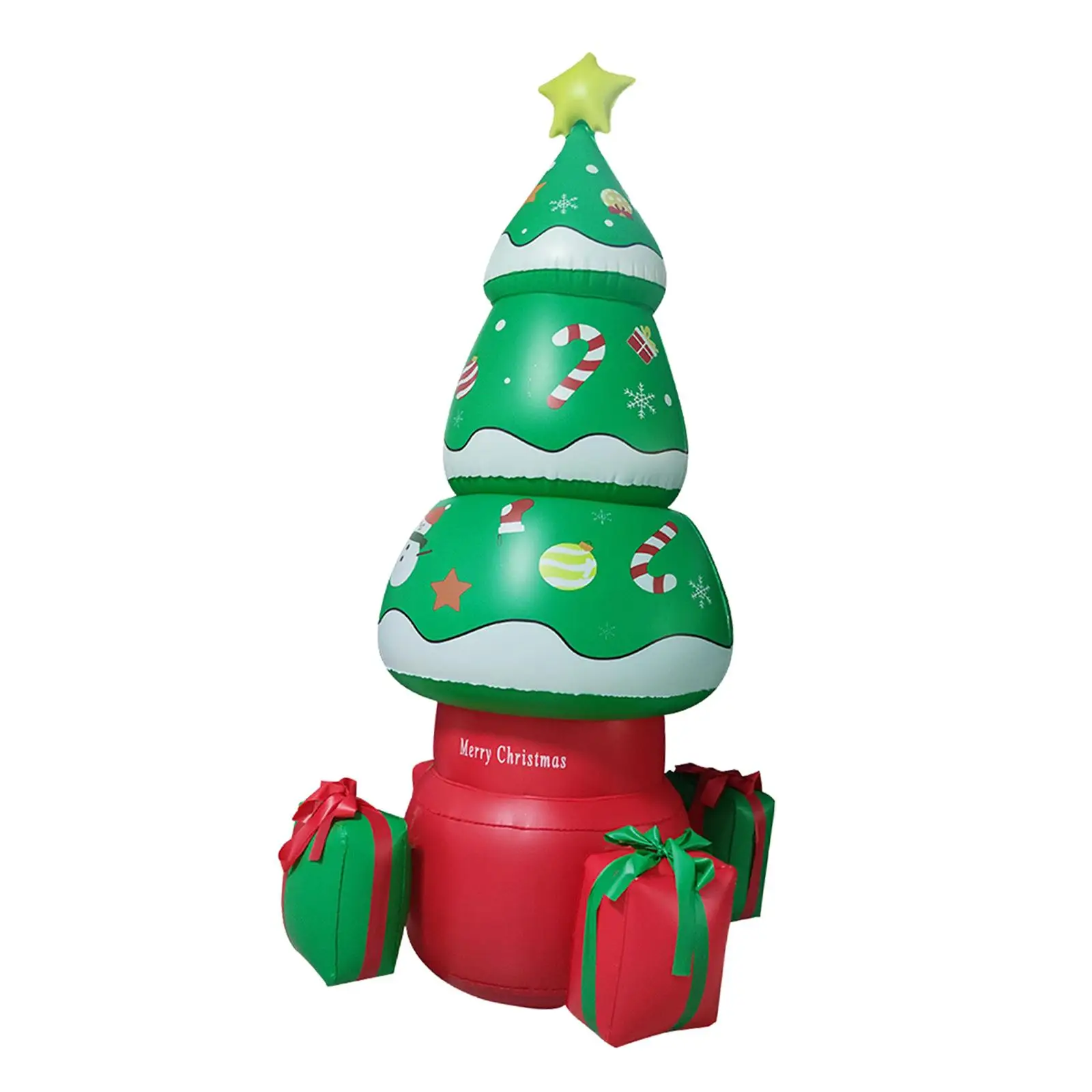 5.6ft Inflatable Christmas Tree Light up Xmas Tree Decorative Tree for Patio