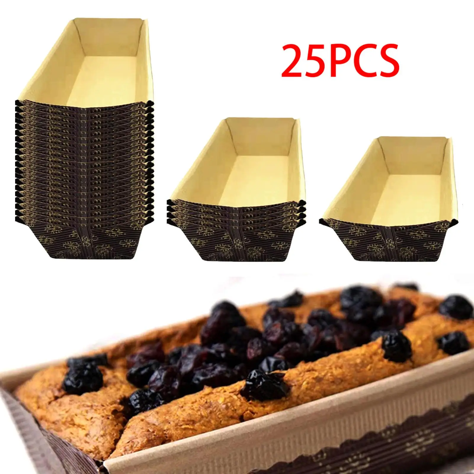 25 Pieces Baking Cups Decoration Baking Tools Muffin Paper Cases for Party