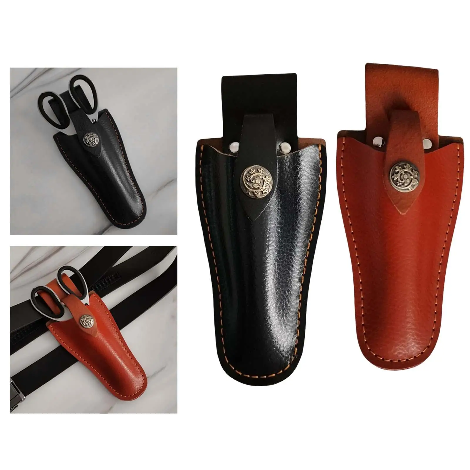 PU Leather Sheath Protective Case Tool Belt Accessory Pruning Shear for Garden Pruning Fruit Tree Pruning Shears