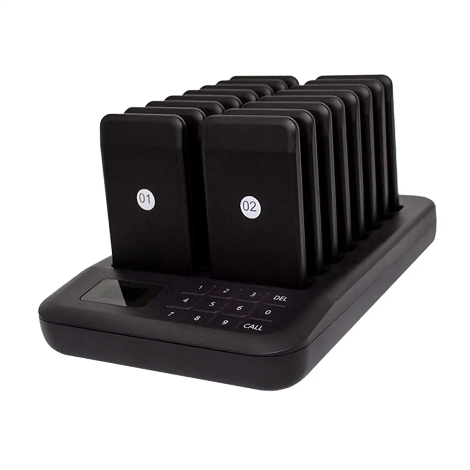 Restaurant Calling System Rechargeable Guest Calling Pagers Waiting System Wireless Call for Church Factory Cafe Hotel