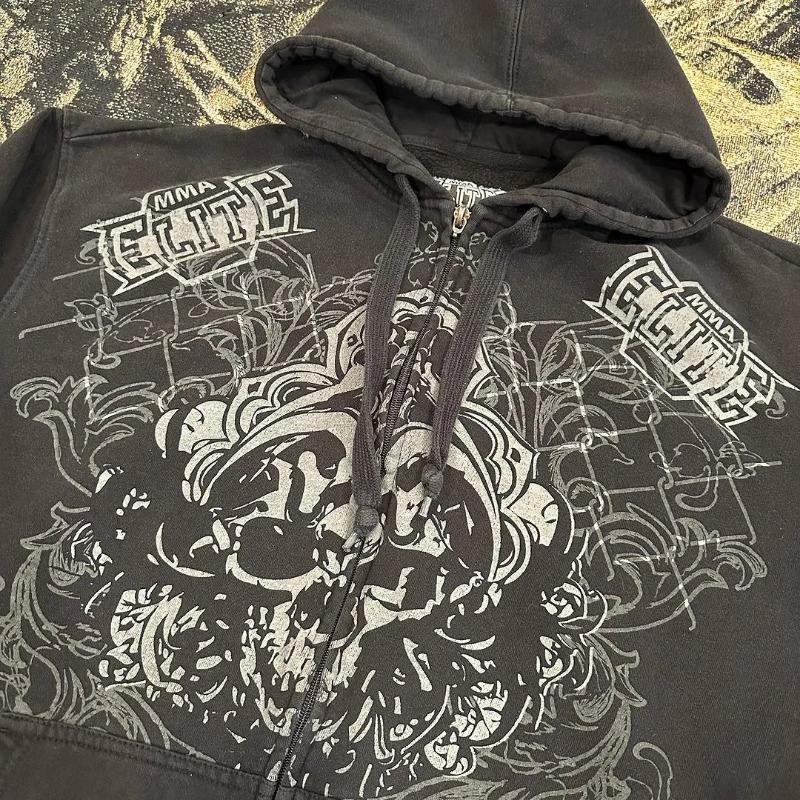 Hot Leathers Mens Sweet Demise Zipper Hoodie