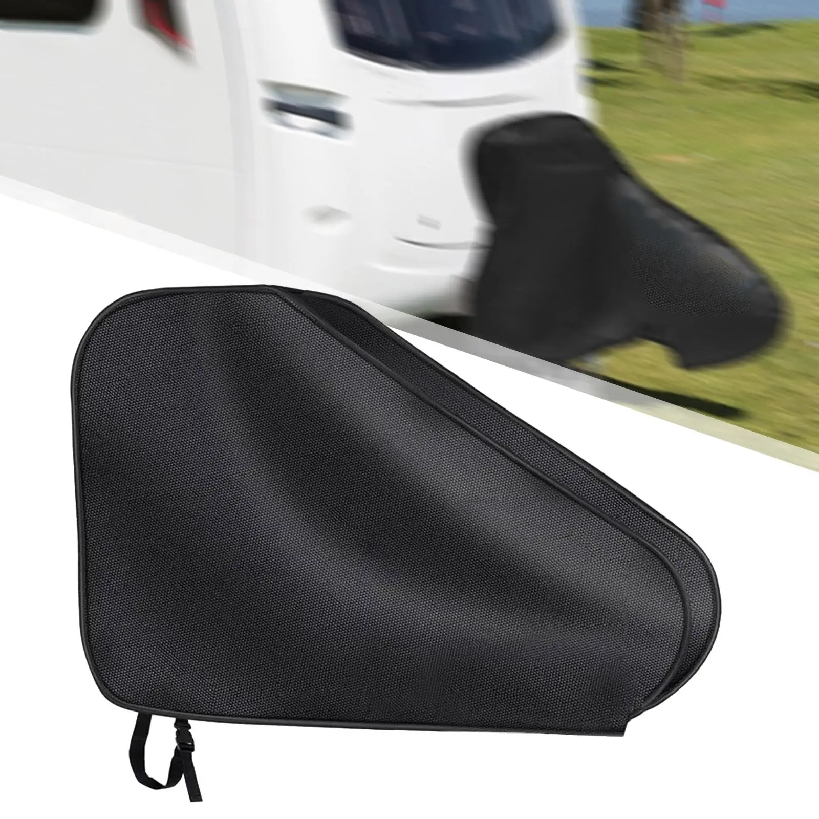 Caravan Hitch Cover Protector, Dustproof Waterproof 600D Oxford Cloth, Trailer Towing Ball Coupling Lock Cover