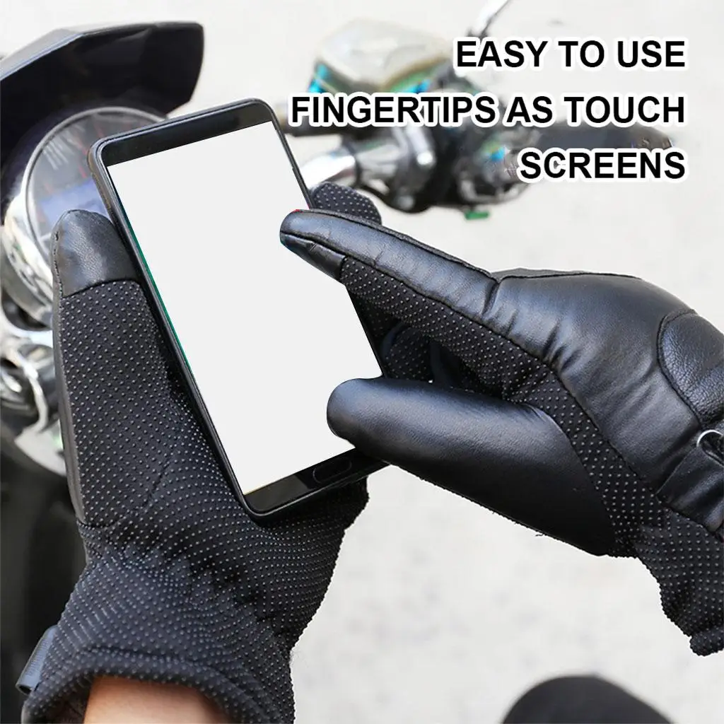 Men Women Winter Electric Heated Gloves Motorcycle Thermal Warm USB Rechargeable