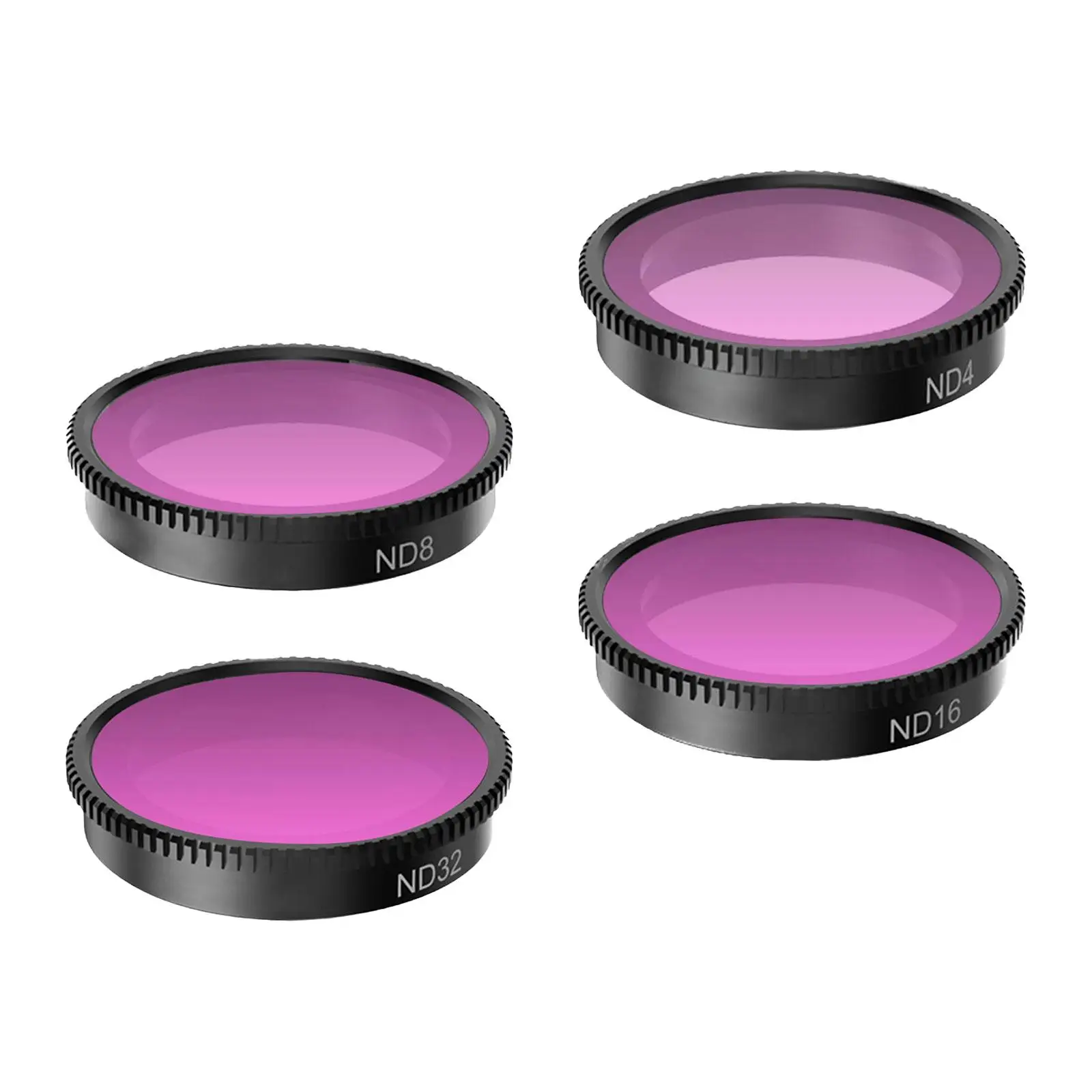 Lens Filter Set Lightweight Thread Installation Professional Aluminum Alloy Glass High Brightness for Go 3/2 Camera Attachments