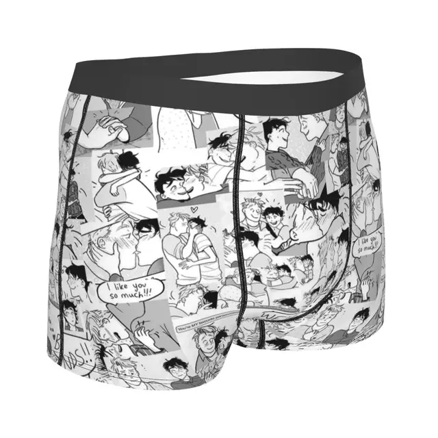 Underpants Man Heartstopper Lgbt Yaoi Underwear Nick Charlie Anime Funny  Boxer Shorts Panties Male Breathable S-XXL