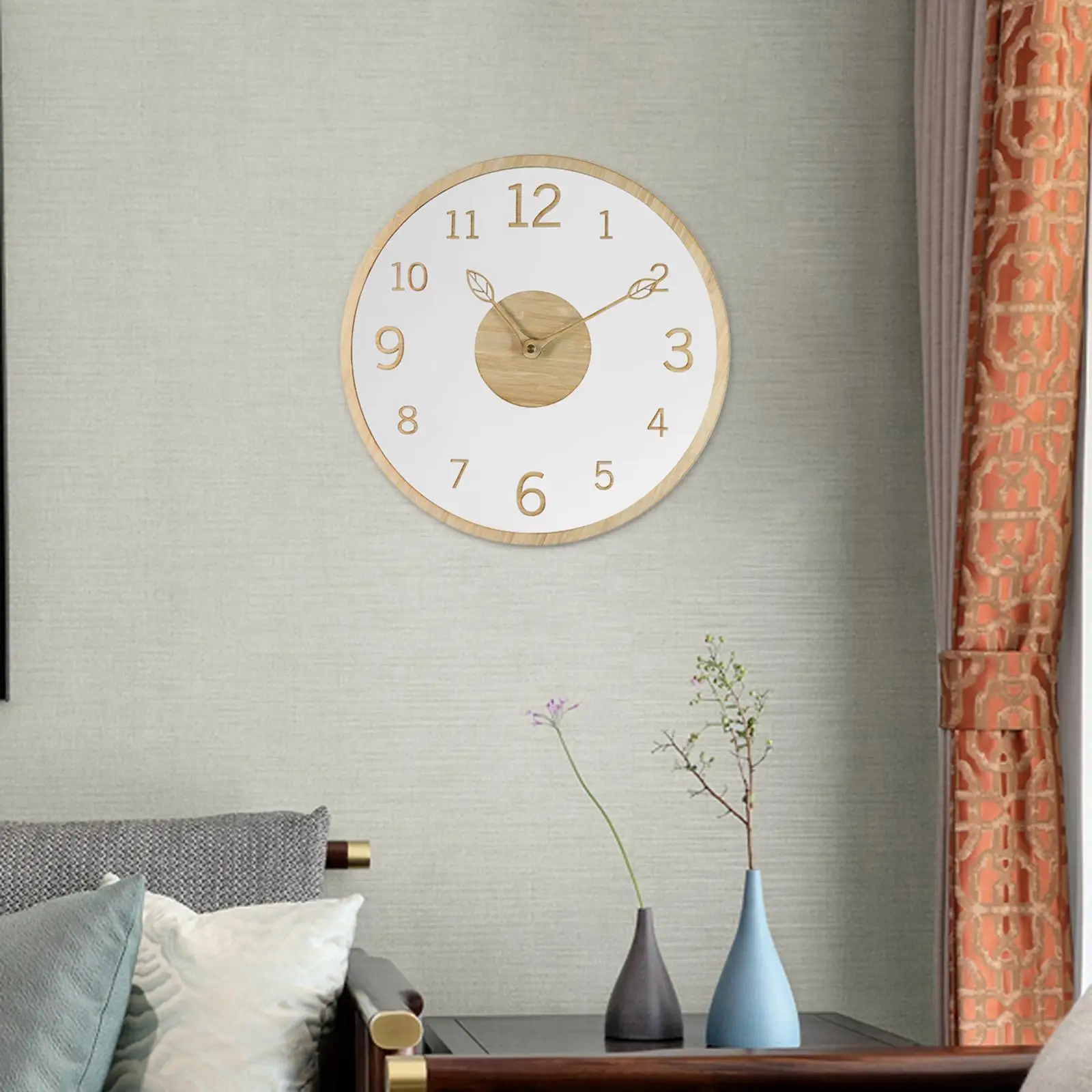 Modern Wall Clock Minimalist Simple Analog Acrylic Wall Clock Wall Hanging Clock for Living Room Office Bathroom Bedroom