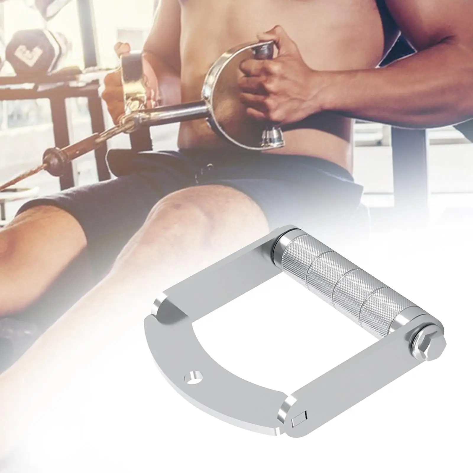 Gym Cable Machine Handles Non Slip D Handle Professional Wrist Exerciser Arm