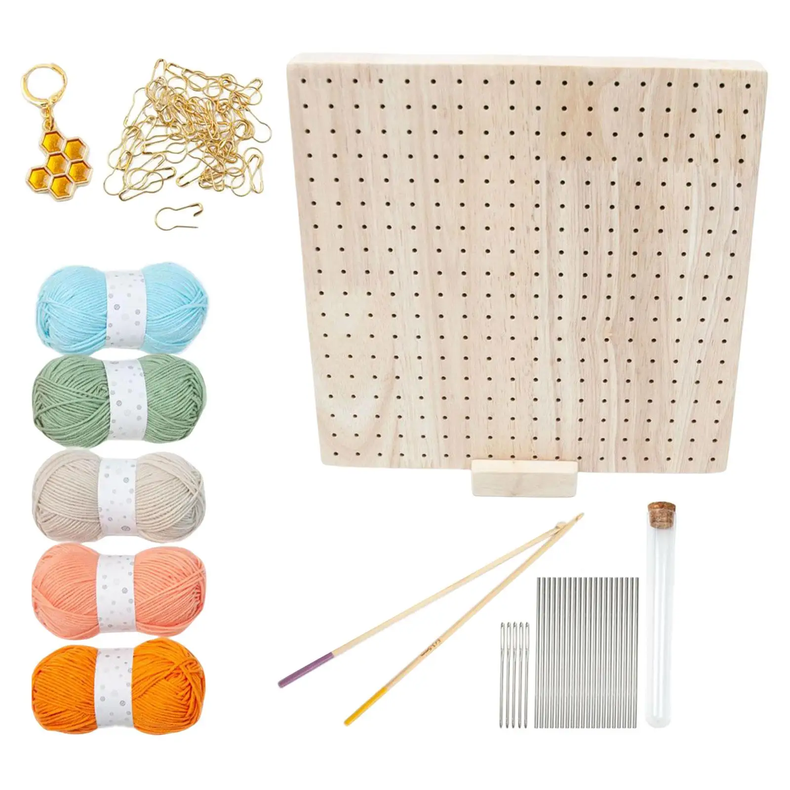 Blocking Board Set Handcrafted Knitting Solid Blocking Mats for Craft Weave Knitting Crochet Sewing Supplies Handy DIY Lovers