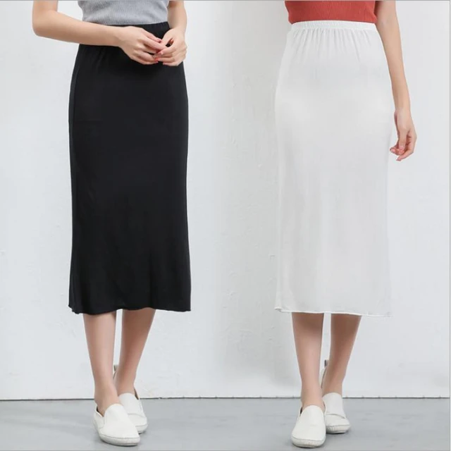 Half Slip/slip Skirt/liner Skirt/modal Slip Skirt/simple Half Slip/simple  Modal Slip Skirt/slip Underneath a Dress/skirt Liner Soft/liner 