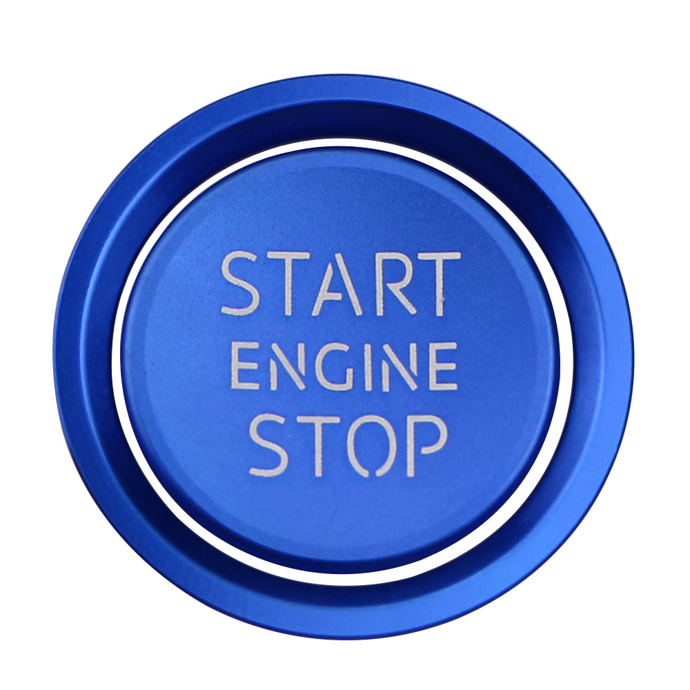 Aluminiumlegierung Auto Zündung Motor Start Stop Knopf Abdeckung Fall Aufkleber für Audi A4 B8 B9 A5 A6 A7 C7 Q3 Q5 S3 Zubehör – Detail 7