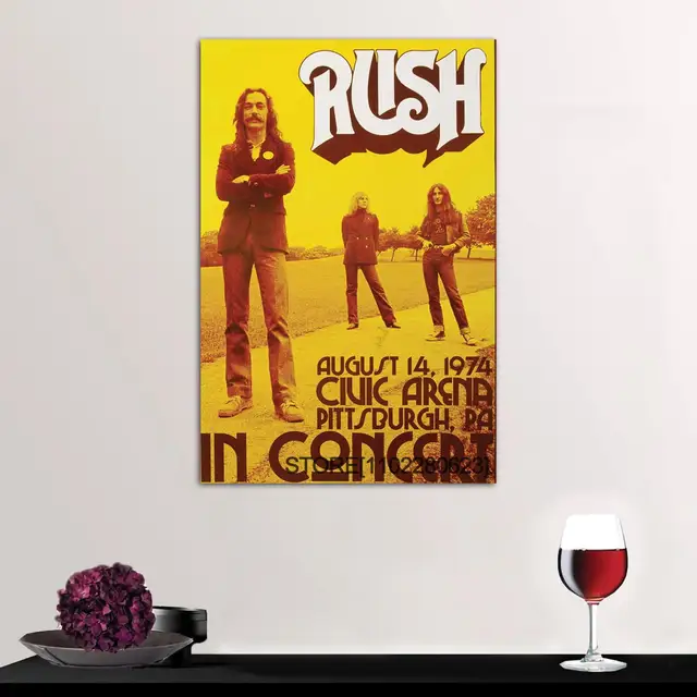 rush band posters