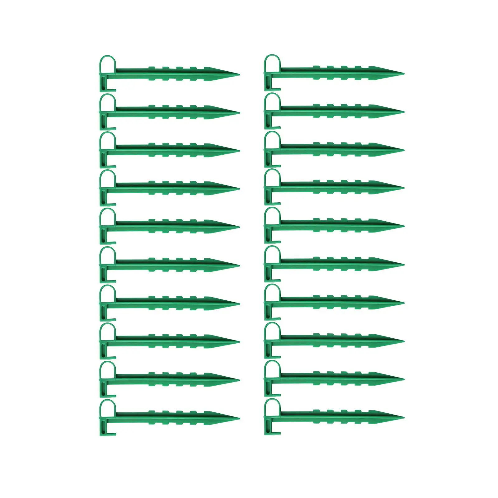 20x Garden Stakes Tarp Stakes Yard Ground Cover Fixing Anchor Pegs for Tents Securing Keeping Garden Netting Down Greenhouse