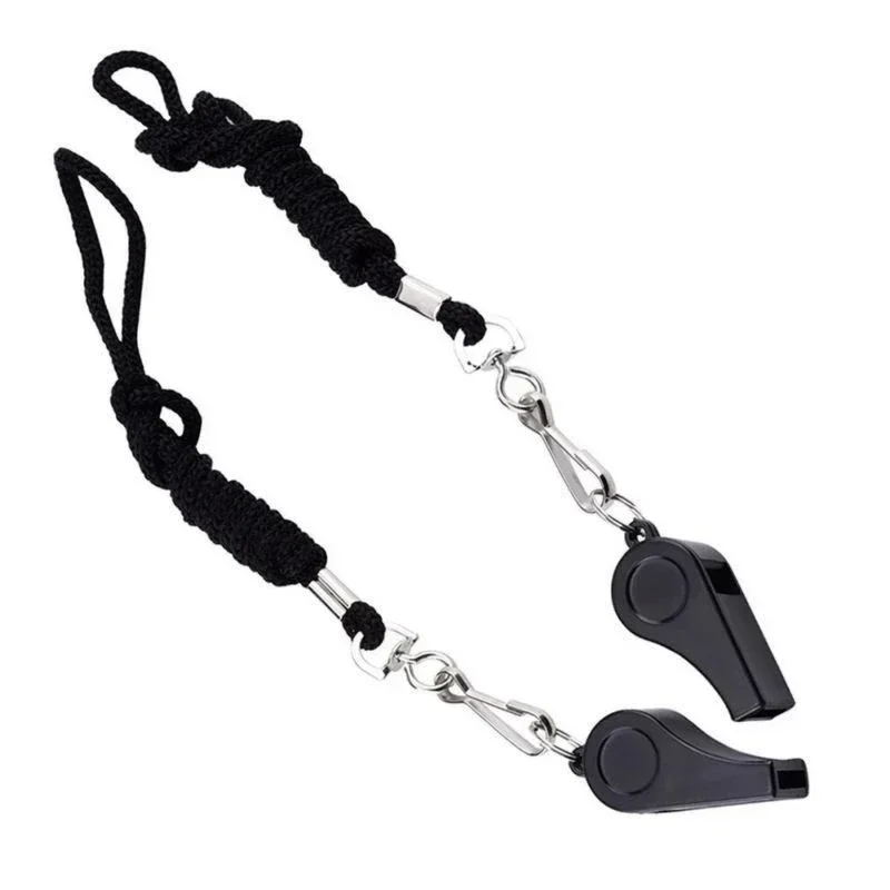 Description Picture 5 of itemHigh Quality Black Whistle Referee Game Halter Whistle Outdoor Travel Hiking Whistle Suitable for Basketball Volleyball Games