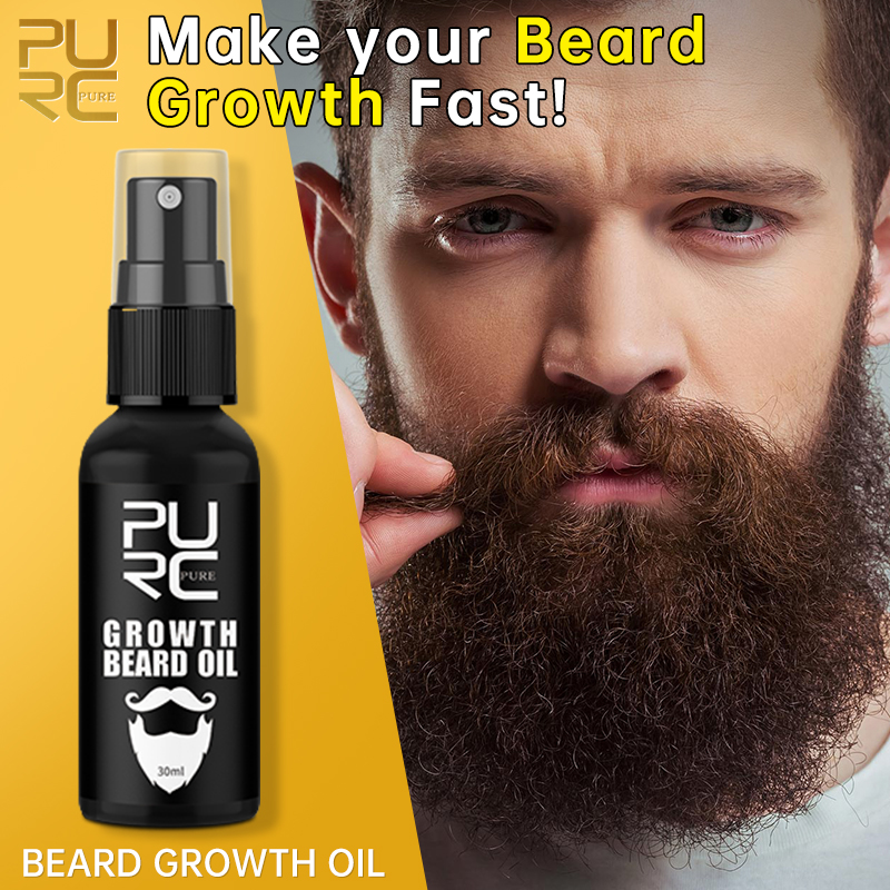 Best of PURC Beard Growth Spray Essential Oil Beard Growth Oil For Men Thicker Full Attractive Hair Growth Beard Oil Care Beauty Health Reviews & Tips