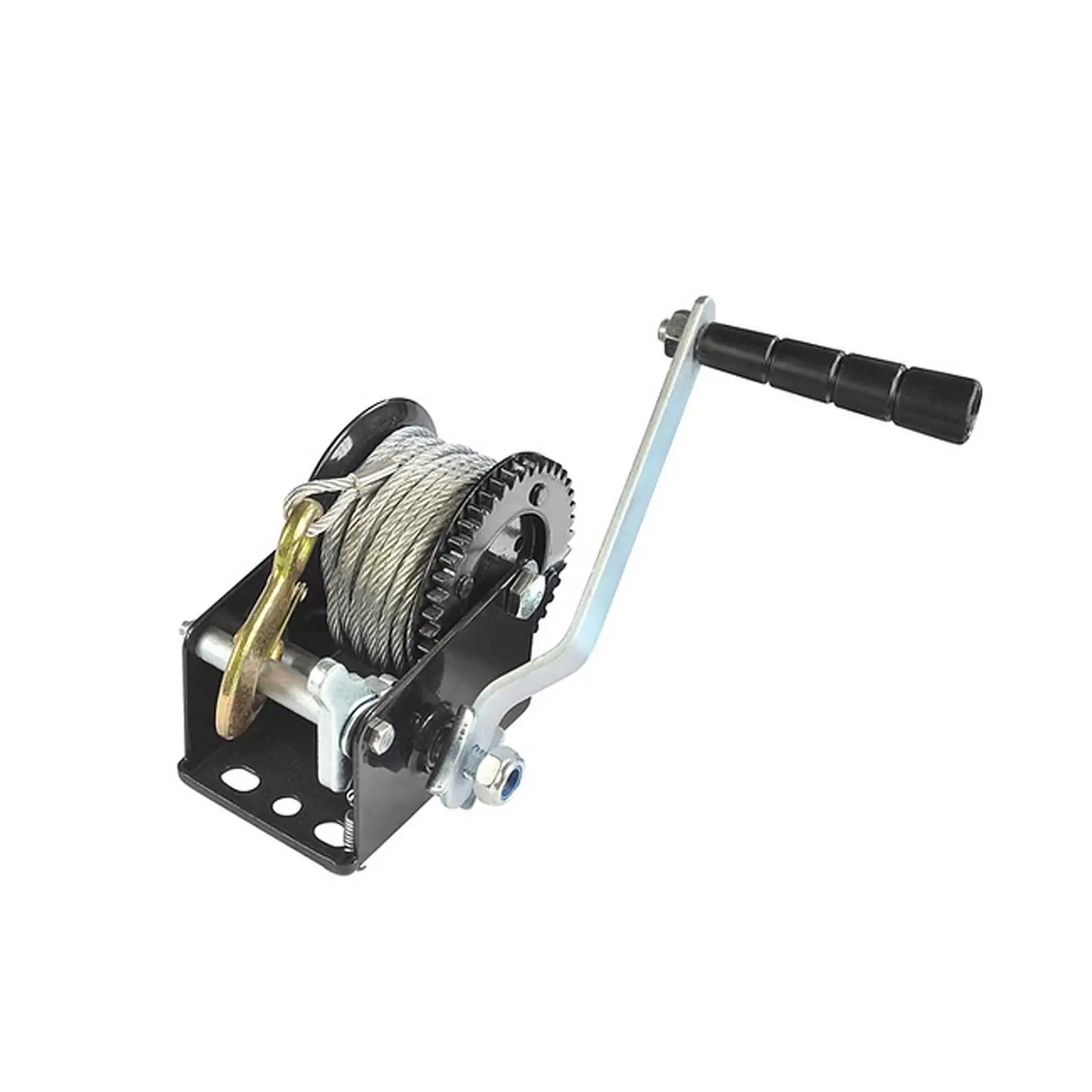 Manual Hand Winch 800lbs Spare Parts Replacement Components Fittings Simple to Use Cable Trailer Winch for Boat ATV Motorhomes