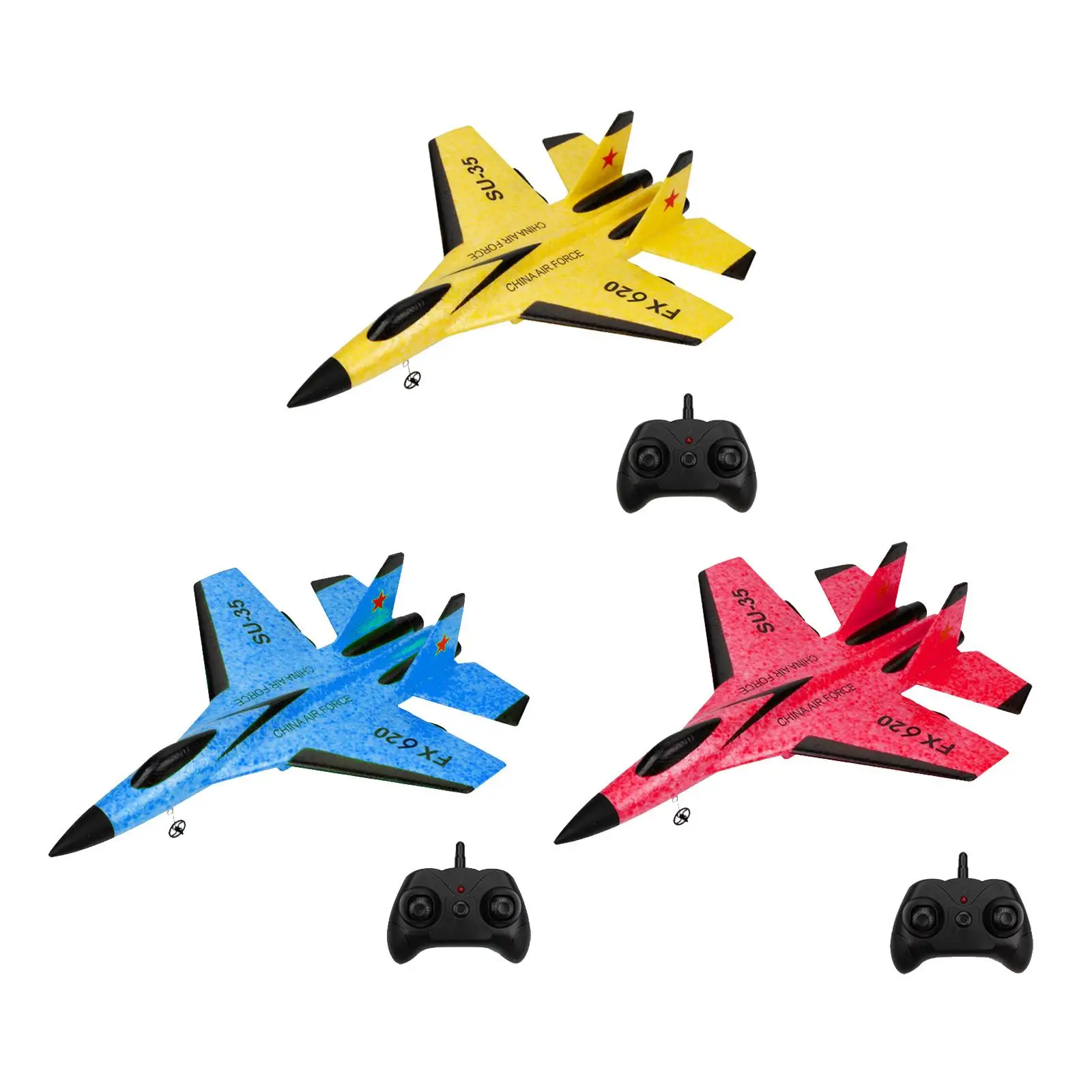 2.4G Remote Control Airplane Birthday Gifts Outdoor Toy Fixed Wing for Kids