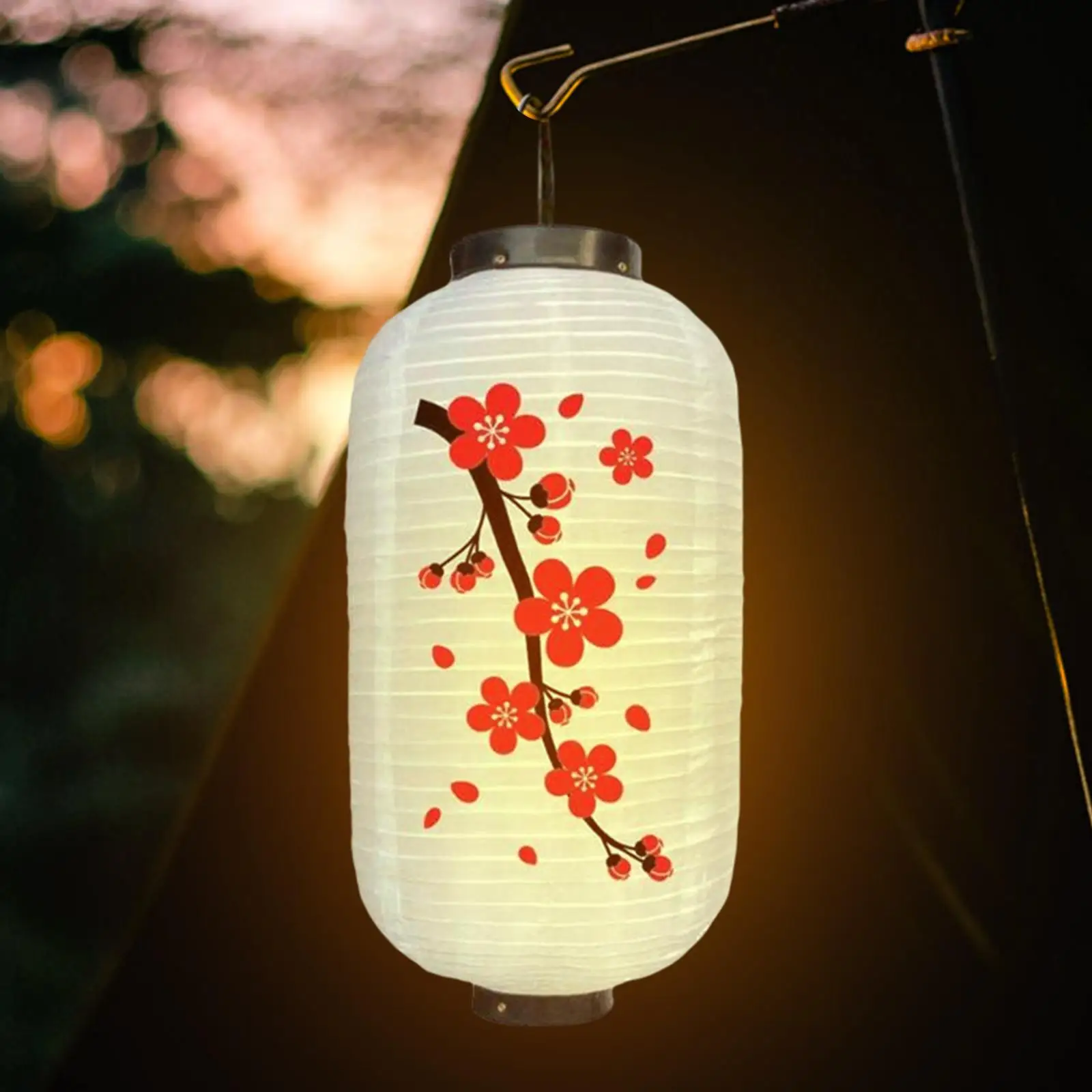 Traditional Japanese Style Lantern Decorative Hanging Cloth Lights Japanese Eateries Decor for Party Indoor Bar Outdoor Birthday