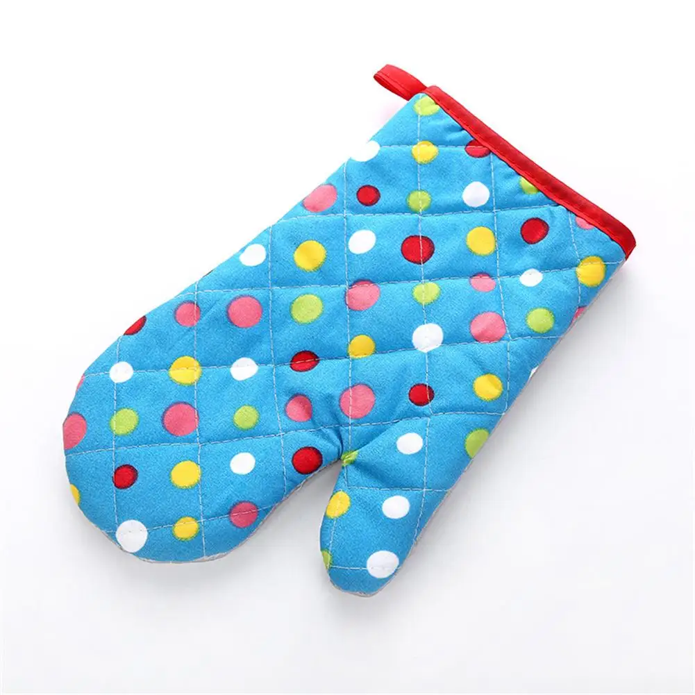 Cotton Oven Mitts, Colorful Printed Heat Resistant Mitts