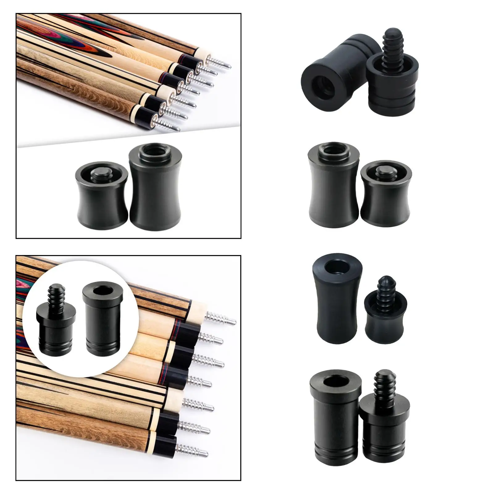 Joint Protector for Pool Cues Pool Joint Thread Cap Billiards Supplies