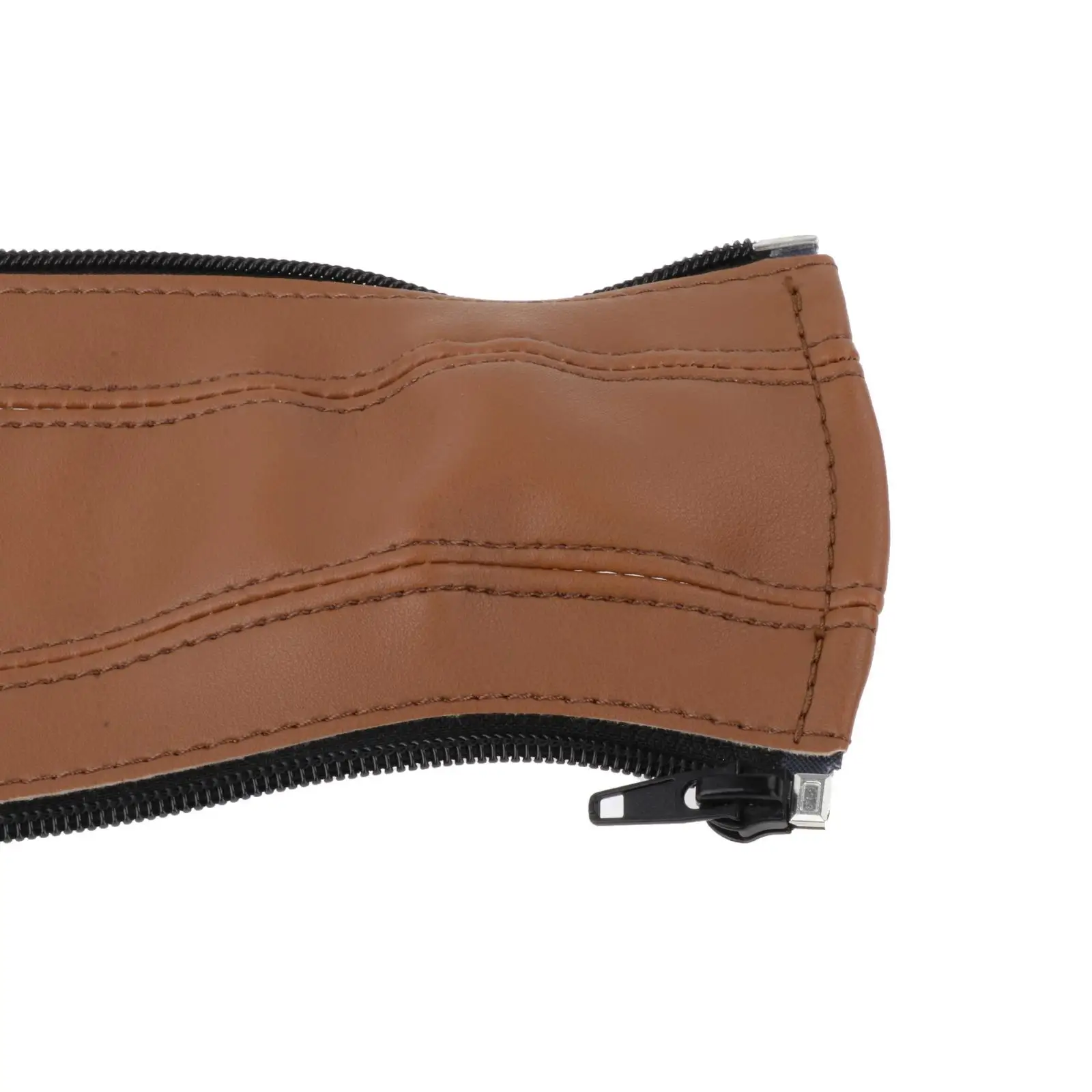 Zipper Stroller Handlebar Cover Armrest handle cover Dustproof Protective Cover Handle Cover PU Leather Pushchair Handle Cover