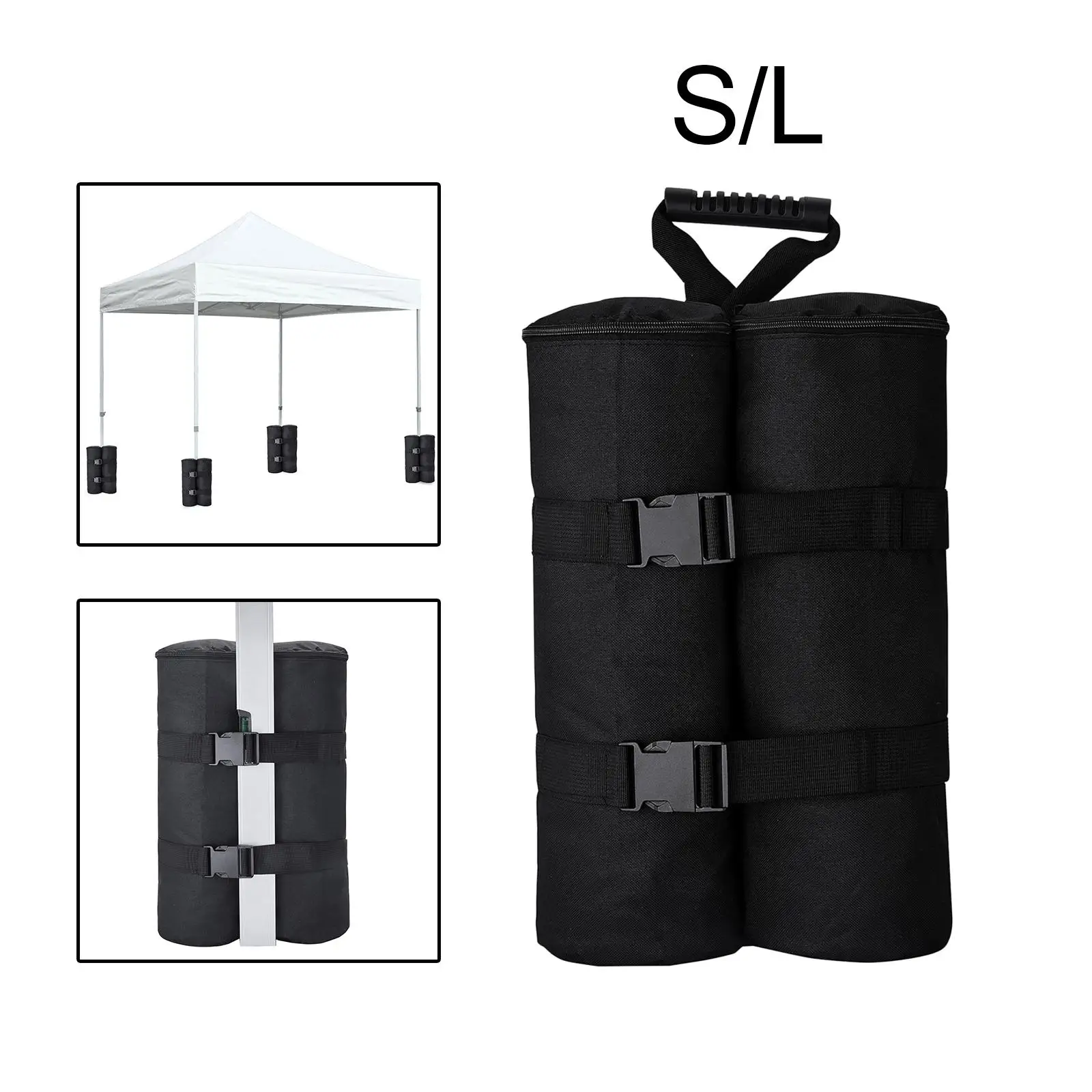 Large Weight Bags for Canopy, Canopy Weight Sandbag Fixed Leg Weights Sand Bag for Outdoor Patio Umbrella Base, No Sands