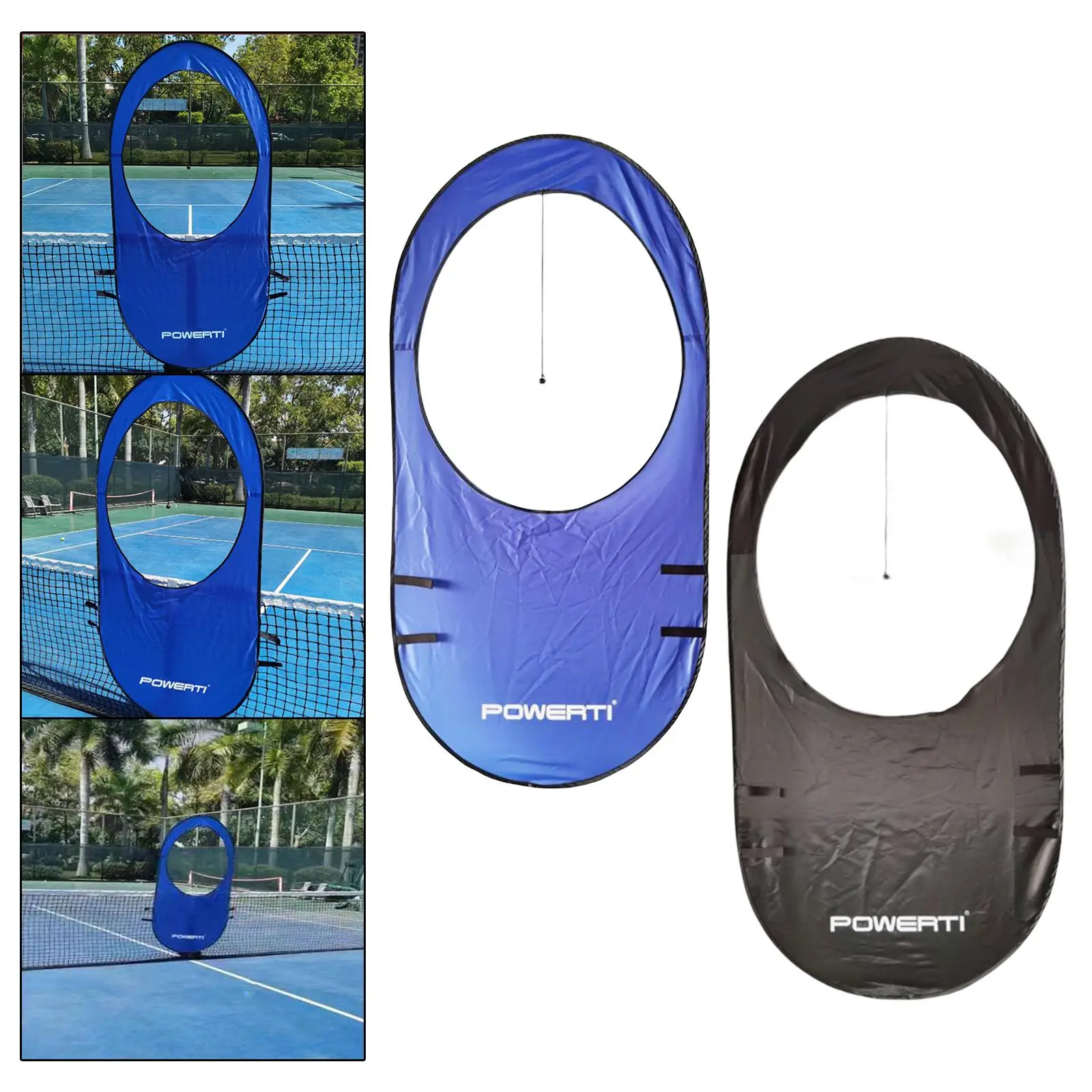 Great Tennis Training Target Racket Trainer Racket Practice Rings Portable