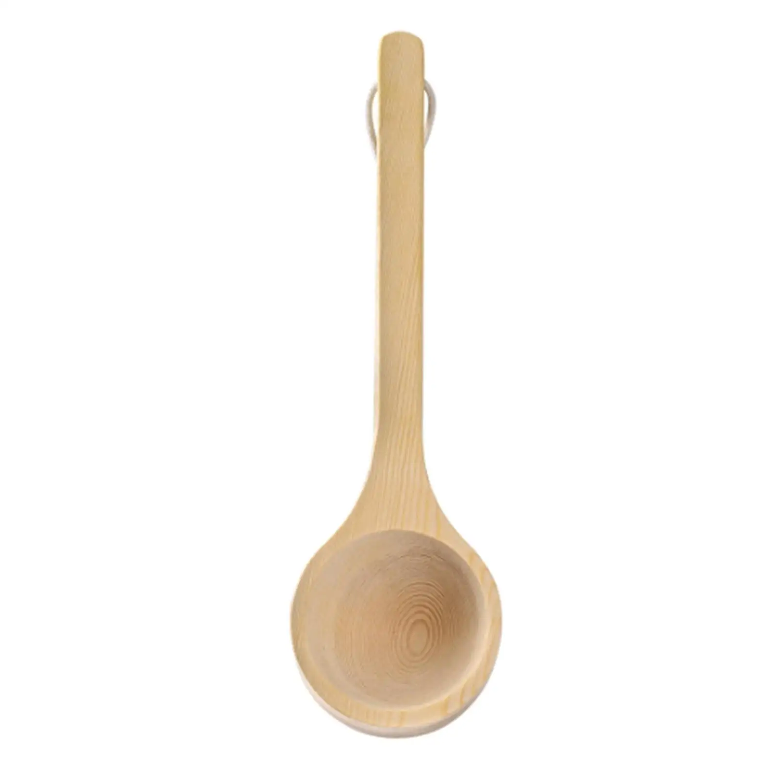 Spa Wooden Spoon Sauna Room Spa Accessory Wooden Bath Ladle for Bathtub Bathroom