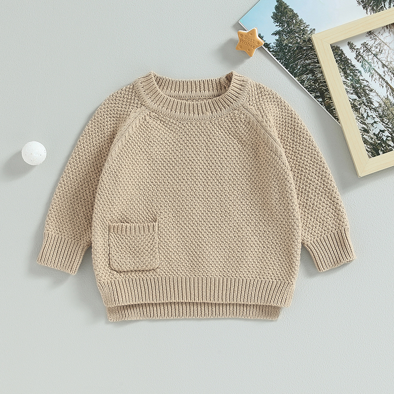 Title 6, Neugeborenes Baby Unisex Winterpullover mit Tas...