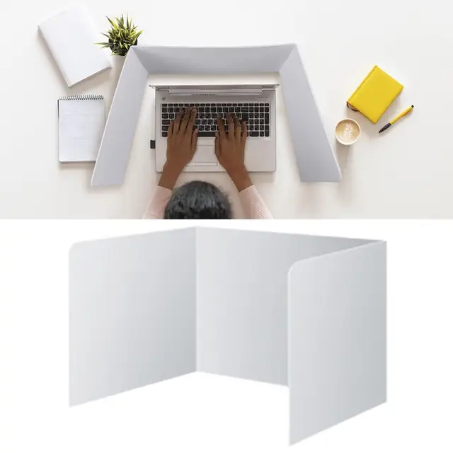 4pcs Testing Divider Practical Trifold Poster Board Science Fair Display  Boards Sturdy Privacy Shield