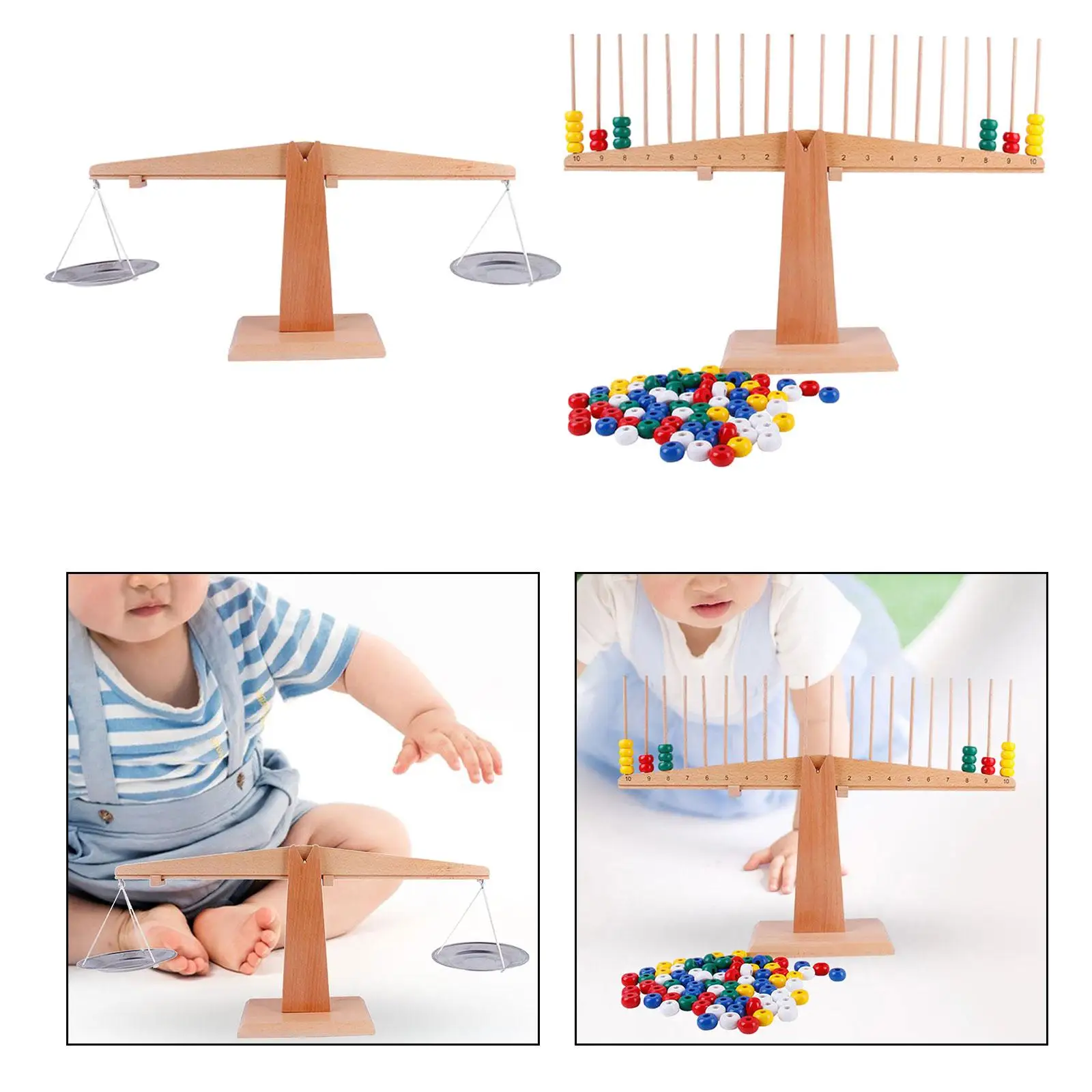 Balance Counting Toys Math Scale Toys Interactive Montessori Toy Math Games for Kids Party Favors Boys Girls Easter Gift