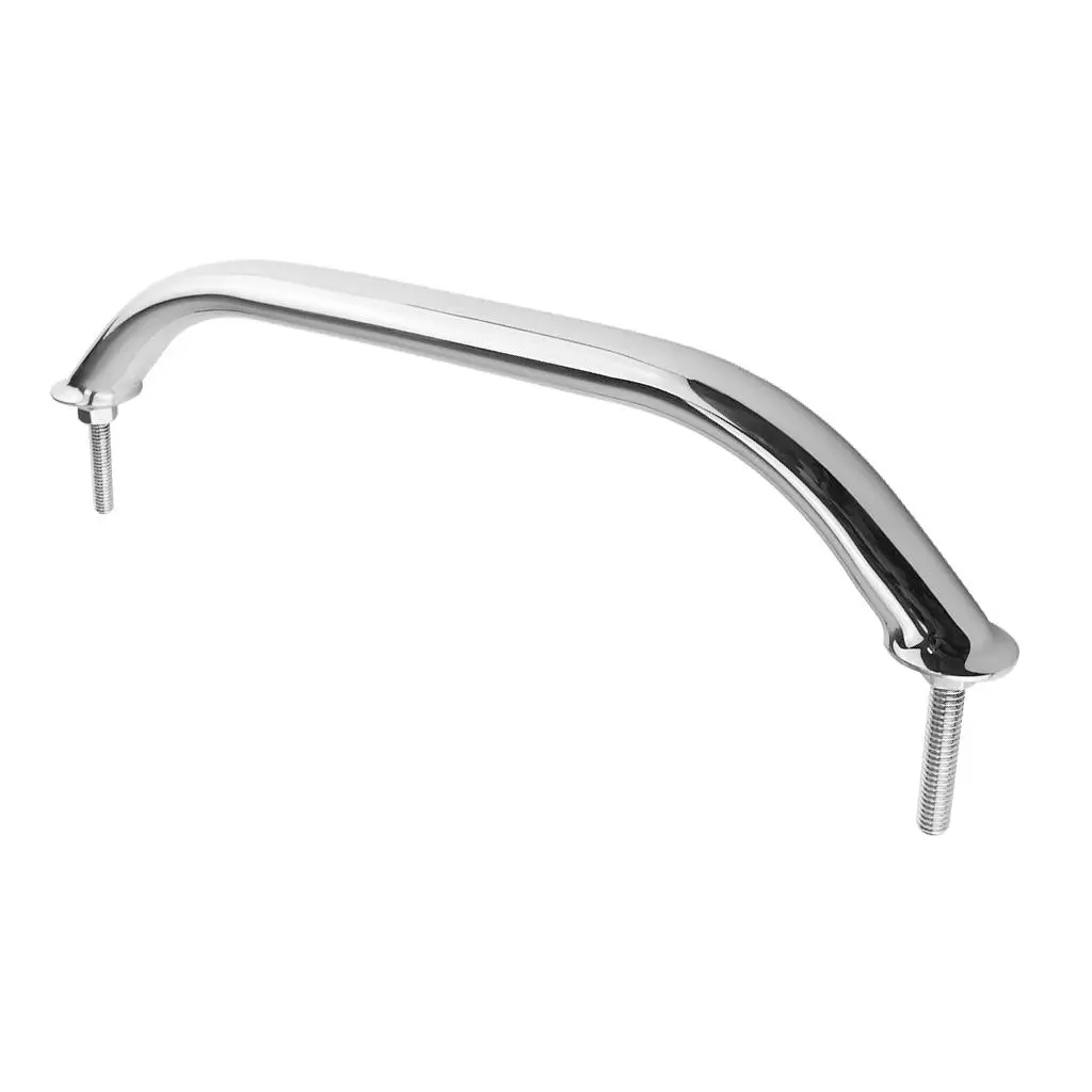 2 Sets 305mm Grab Handle Bar Polished Stainless Steel Handrail for Marine Yacht