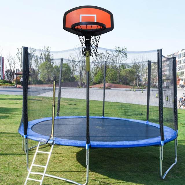 Universal Trampoline cheapest Basketball Hoop With 6