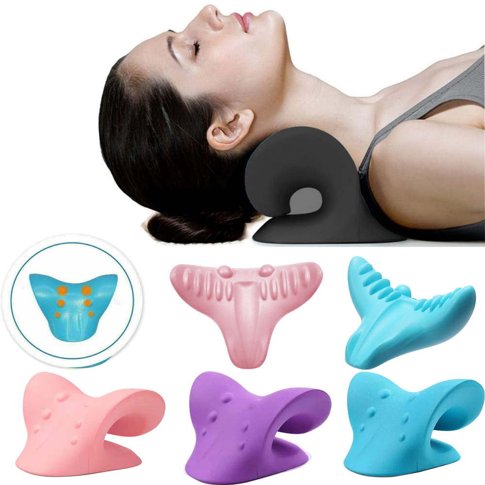 Best of Neck Shoulder Relaxer Cervical Traction Device Pain Relief Cervical Spine Alignment Chiropractic Neck Stretcher Pillow Massage Reviews & Tips