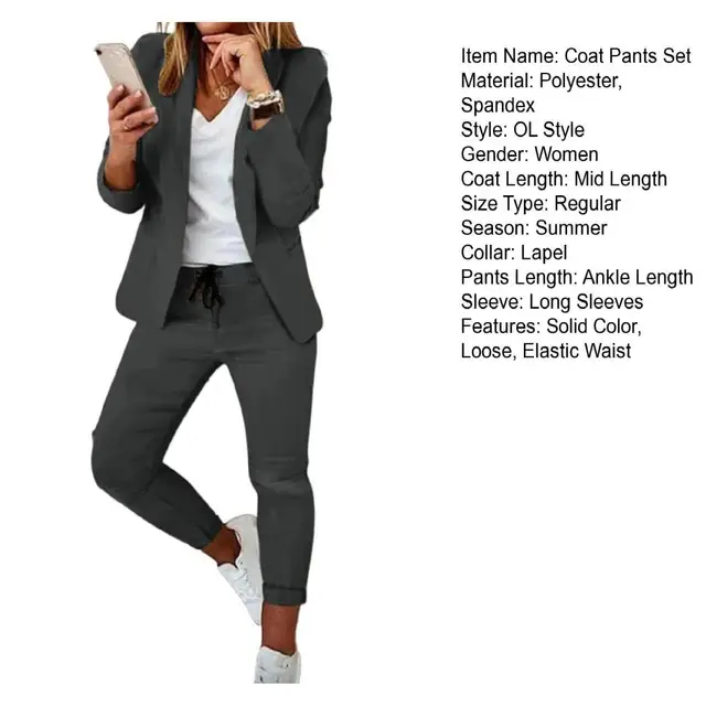 Elegant Women's Business Suit Set